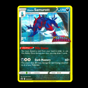 Hisuian Samurott Pre-Release Promo English (NM)