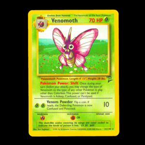 Venomoth Base Set 2 English (MP)