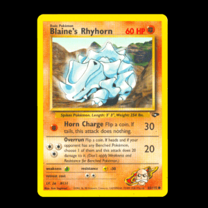 Blaine's Rhyhorn Gym Challenge English (HP)
