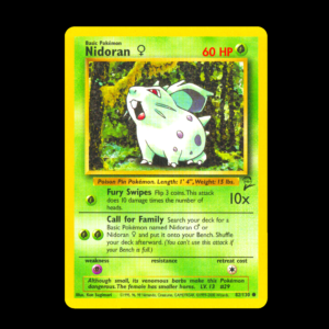 Nidoran Base Set 2 English (MP)
