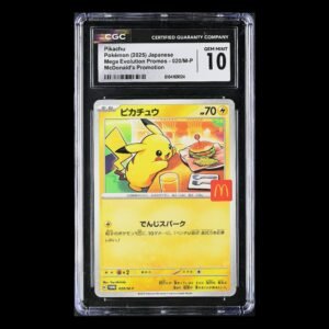 Pikachu McDonald's Promo Japanese CGC 10