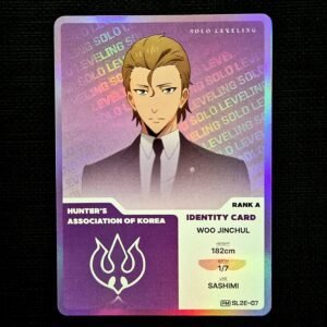 Woo Jinchul IDENTITY CARD SL2E-07 Solo Leveling Mapniverse (NM)