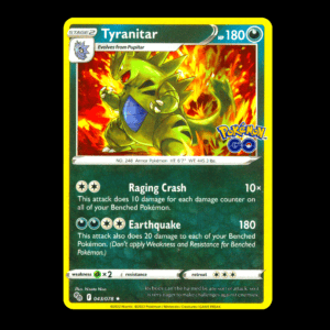 Tyranitar [Holo] Pokemon Go English (VLP)
