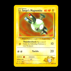 Lt. Surge's Magnemite Gym Heroes English (LP)