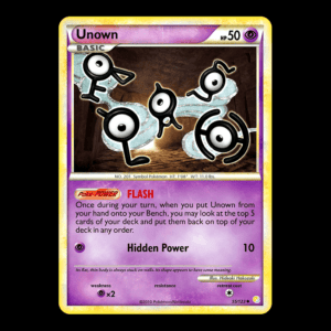 Unown HeartGold & SoulSilver English (MP)