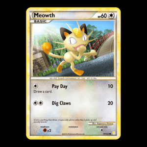 Meowth HeartGold & SoulSilver English (LP)