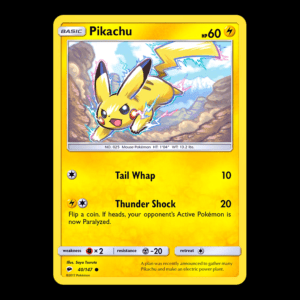 Pikachu 40 SM English (LP)
