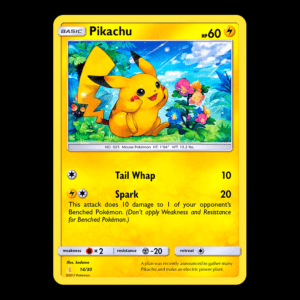 Pikachu 14/30 SM English (LP)