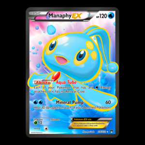 Manaphy Full Art 116 XY English (LP)