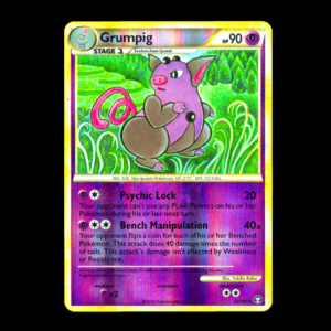 Grumpig [Reverse Holo] HGSS English (LP)