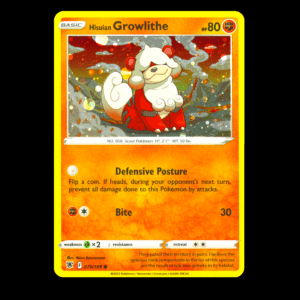 Hisuian Growlithe Cosmos Holo English (VLP)