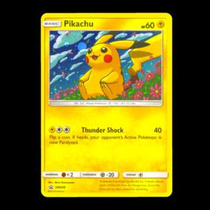 Pikachu Promo SM206 [Cosmos Holo] English (LP)