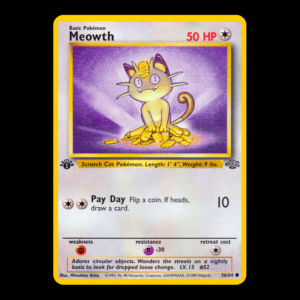 Meowth Jungle 1st Edition English (LP)