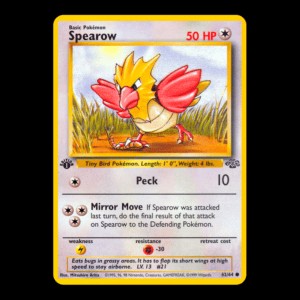 Spearow [1st Edition] Jungle English (LP)