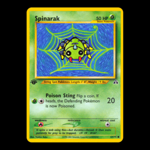 Spinarak Neo 1st Edition English (MP)