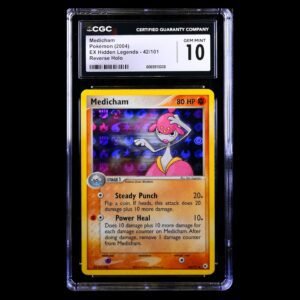 Medicham EX Hidden Legends Reverse Holo CGC 10 [POP 8]