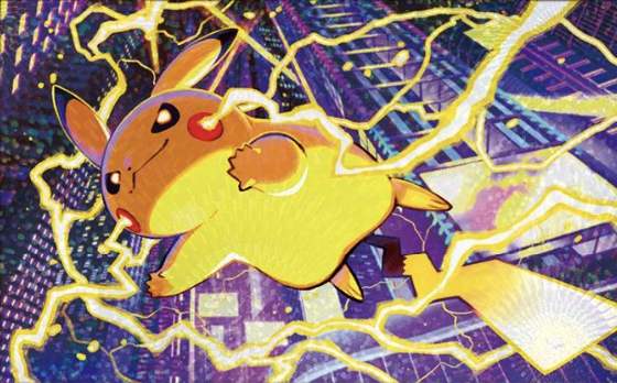 Light test and loupe test on a Pokémon card to check if it is genuine