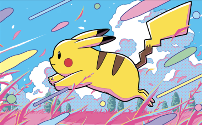 The same Pokémon card in Japanese, Korean, English and Chinese