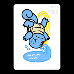 Squirtle Pokemon Taruka Japanese (NM)