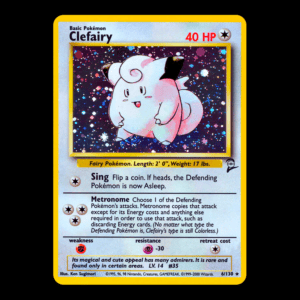 Clefairy Holo Base Set 2 English (LP)