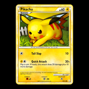 Pikachu HeartGold & SoulSilver English (LP)