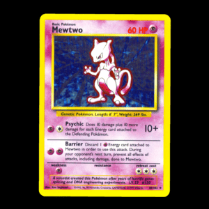 Mewtwo Holo Base Set English