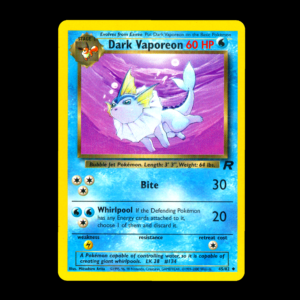 Dark Vaporeon Team Rocket English (MP)