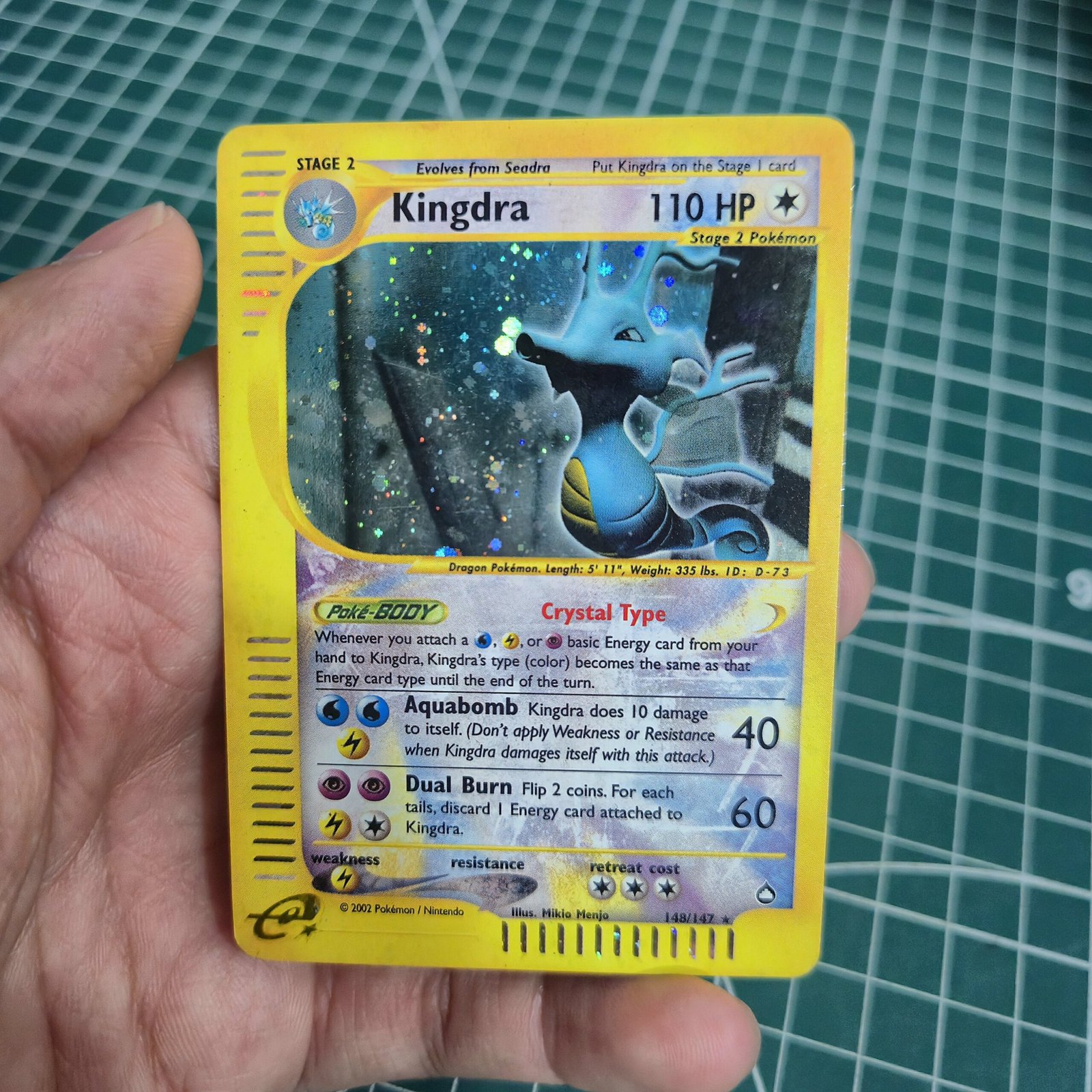 Crystal Kingdra Holo Aquapolis English (MP) - Image 2