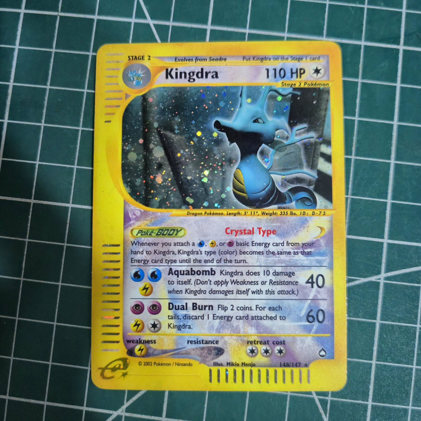 Crystal Kingdra Holo Aquapolis English (MP) - Image 4